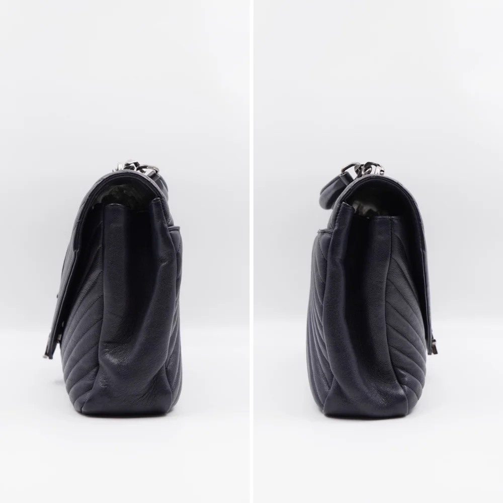 CE28 💟 Saint Laurent Leather College Large - Picture 7 of 16